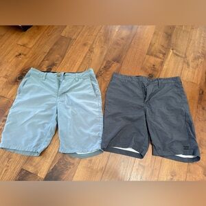 2 Pairs of Men's Hybrid Shorts Volcom and Billabong